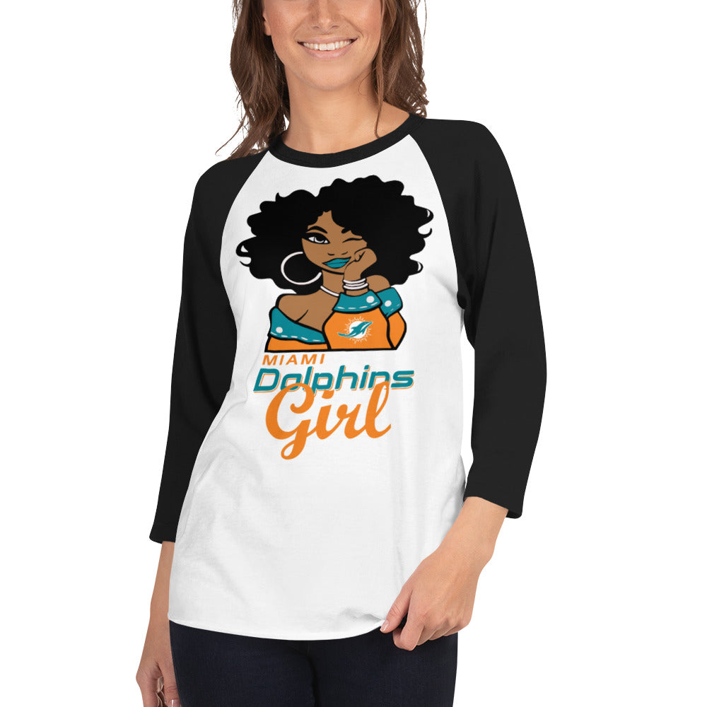 Sports Lover 3/4 sleeve raglan shirt