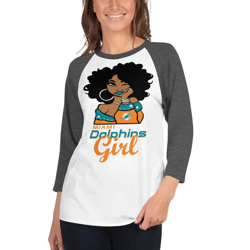 Sports Lover 3/4 sleeve raglan shirt