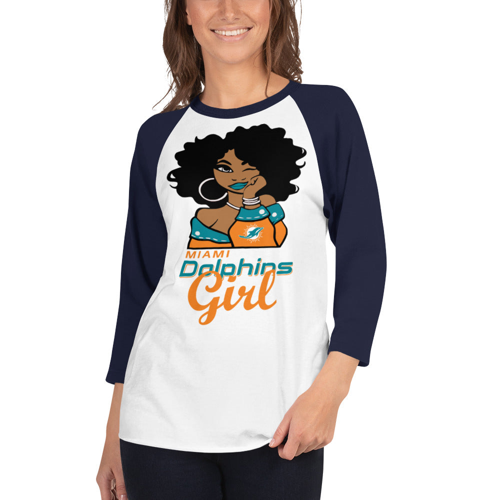 Sports Lover 3/4 sleeve raglan shirt