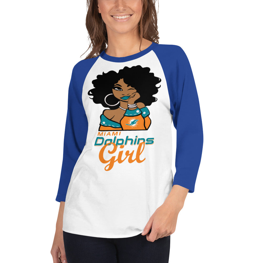 Sports Lover 3/4 sleeve raglan shirt