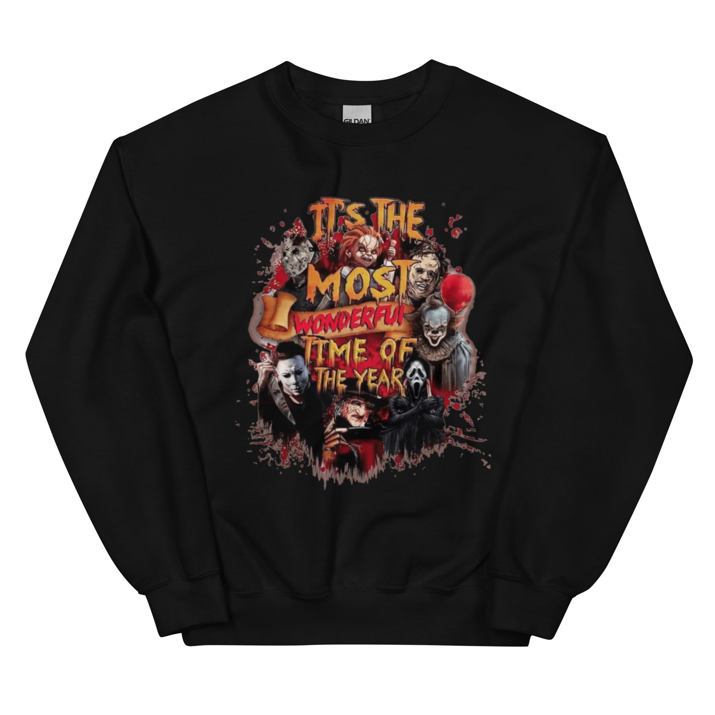 Horror Characters Unisex Sweatshirt