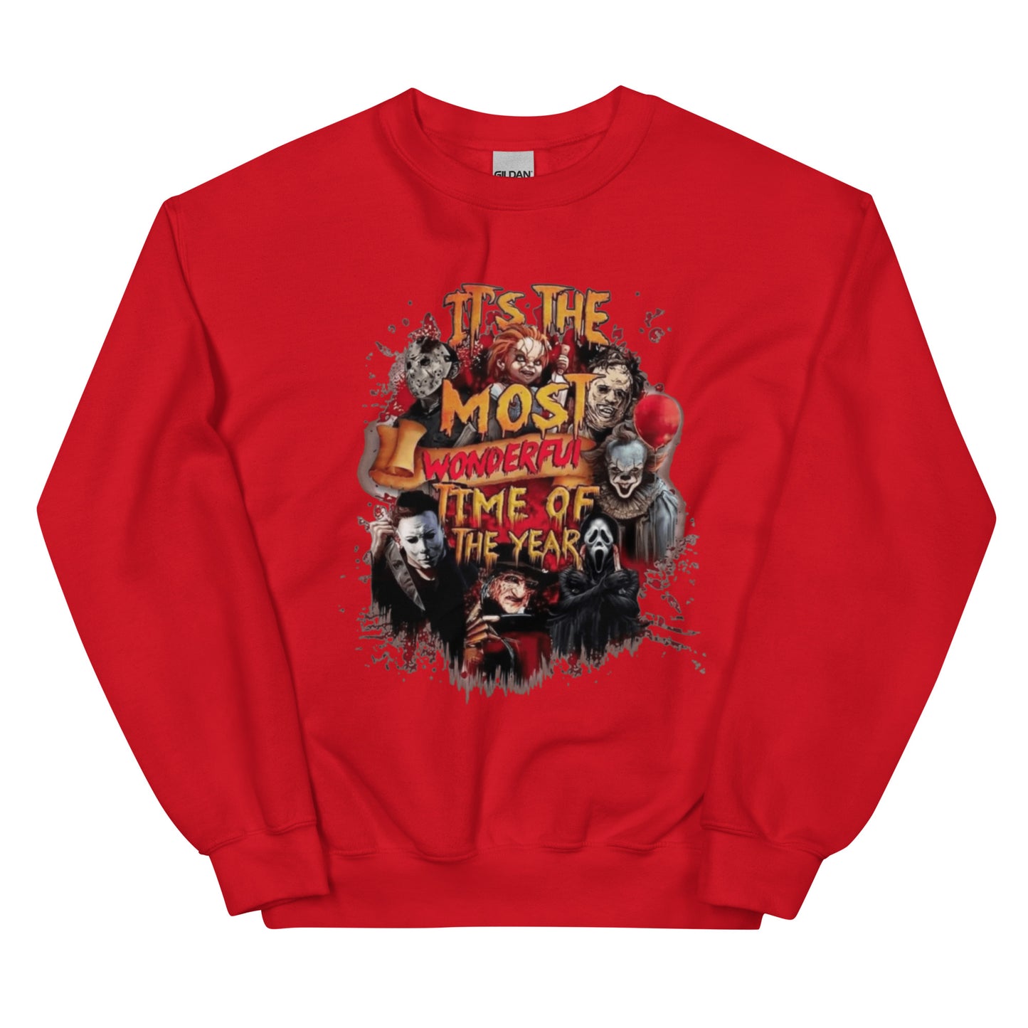 Horror Characters Unisex Sweatshirt