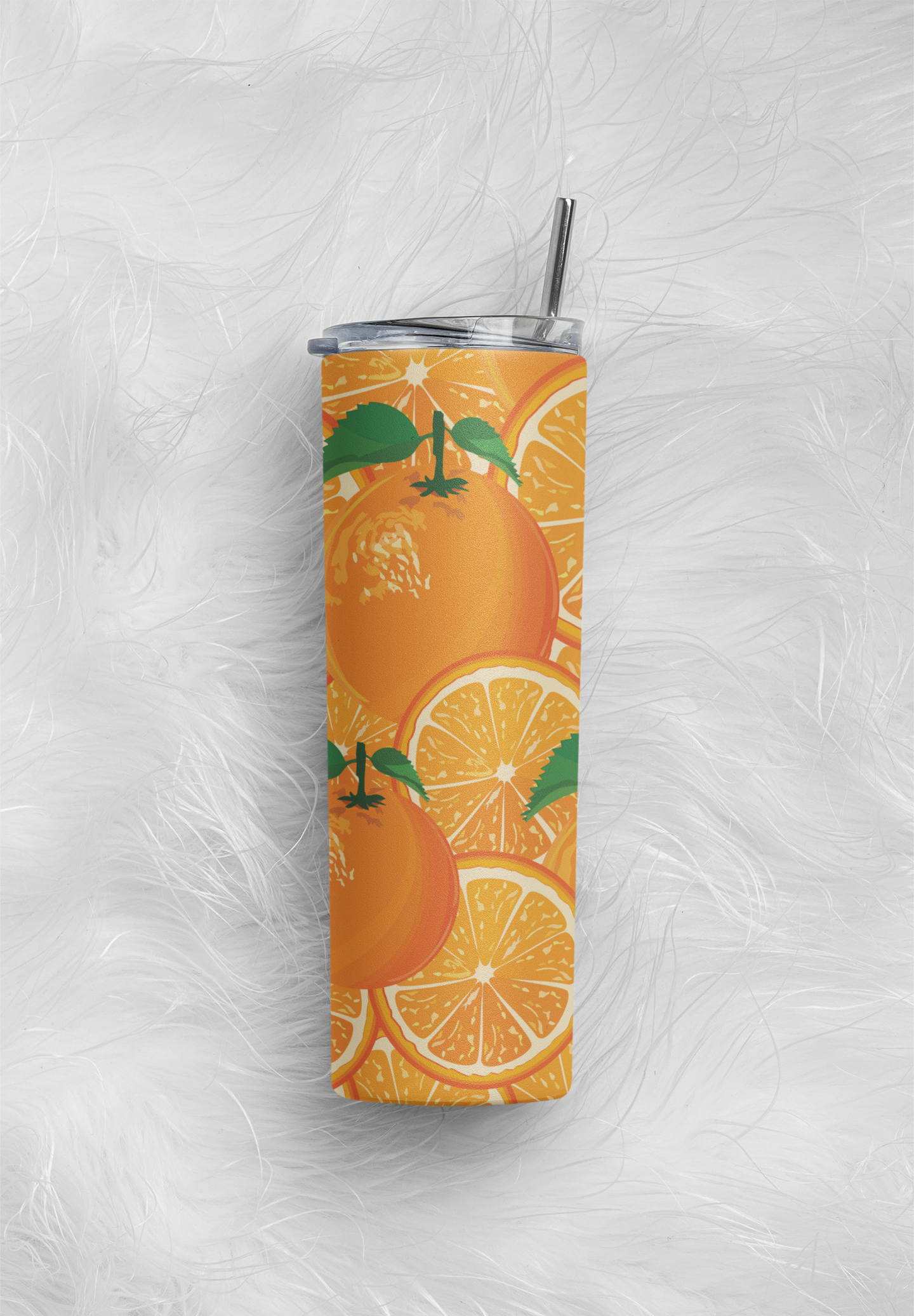 Orange Fruit Tumbler