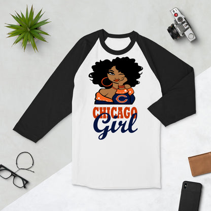 Sports Lovers 3/4 sleeve raglan shirt