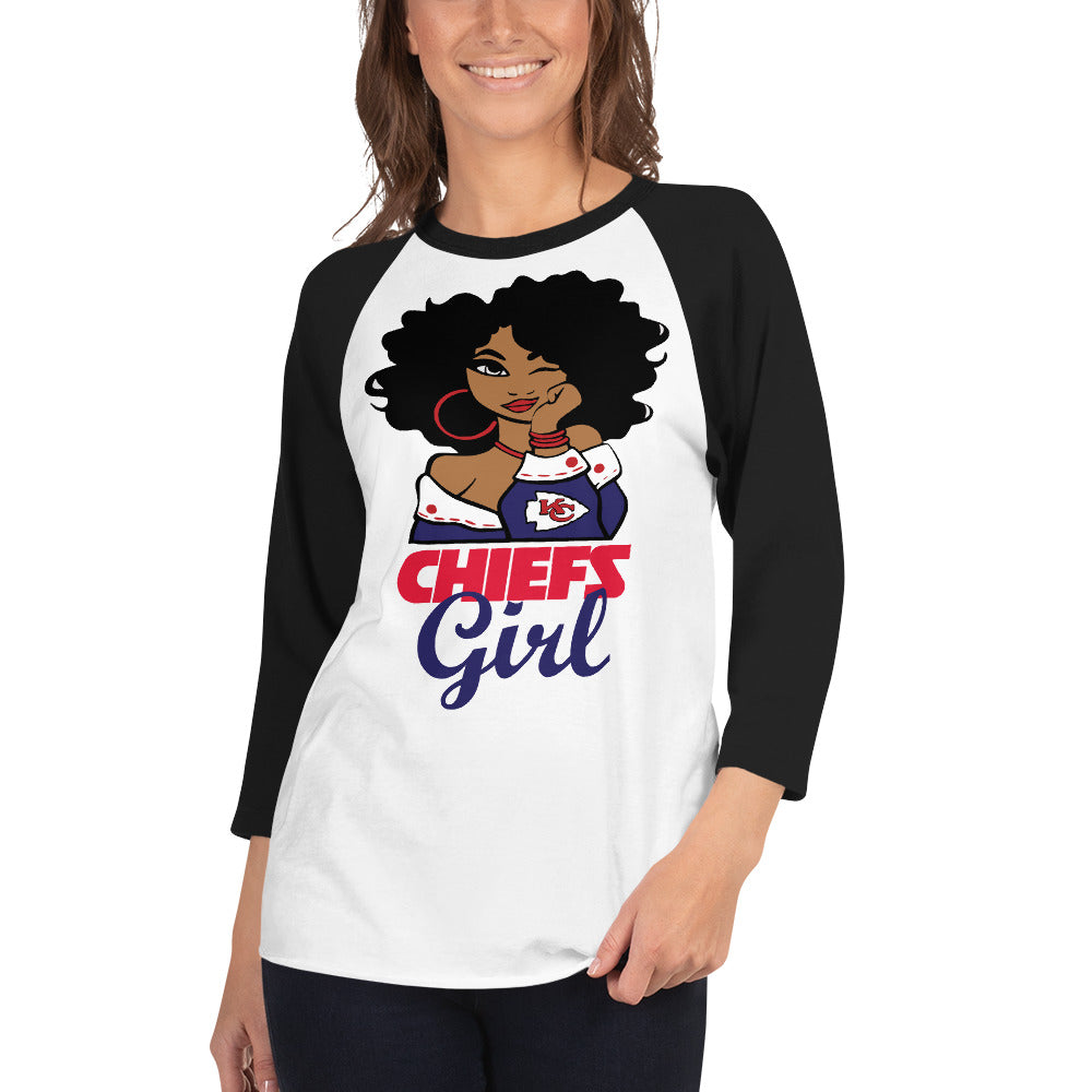 Sports Lovers 3/4 sleeve raglan shirt