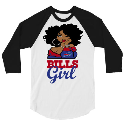 Sports Fan 3/4 sleeve raglan shirt