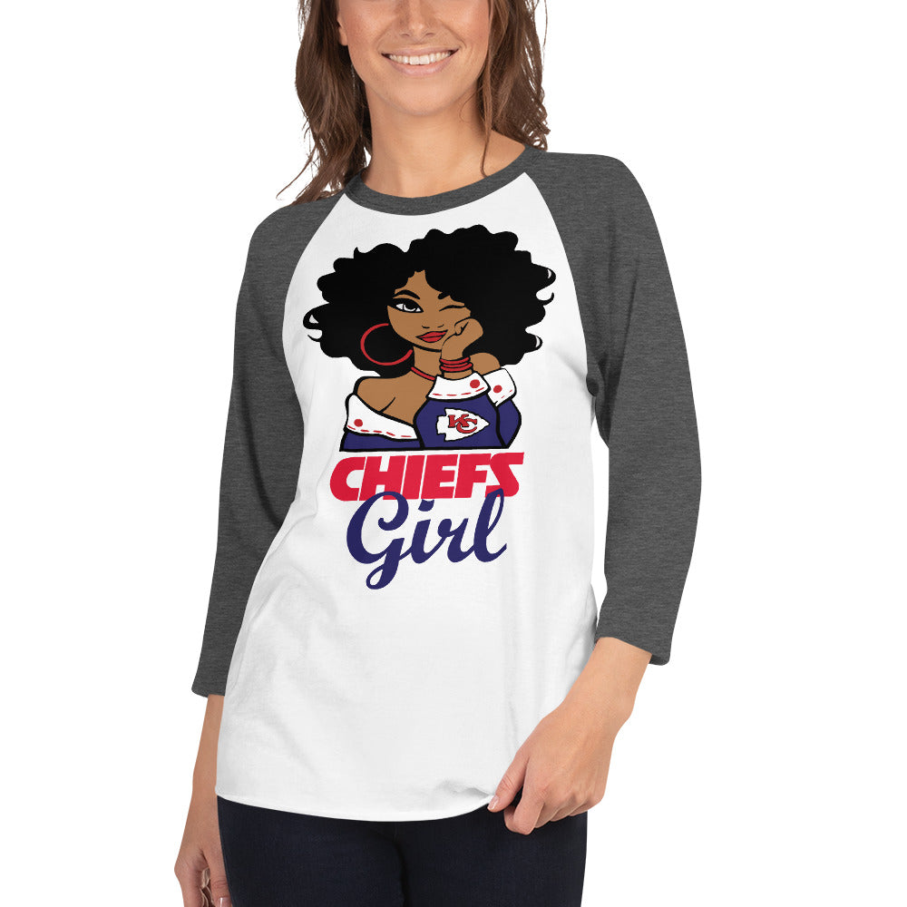 Sports Lovers 3/4 sleeve raglan shirt