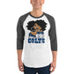 Sports Fan 3/4 sleeve raglan shirt