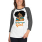 Sports Lover 3/4 sleeve raglan shirt