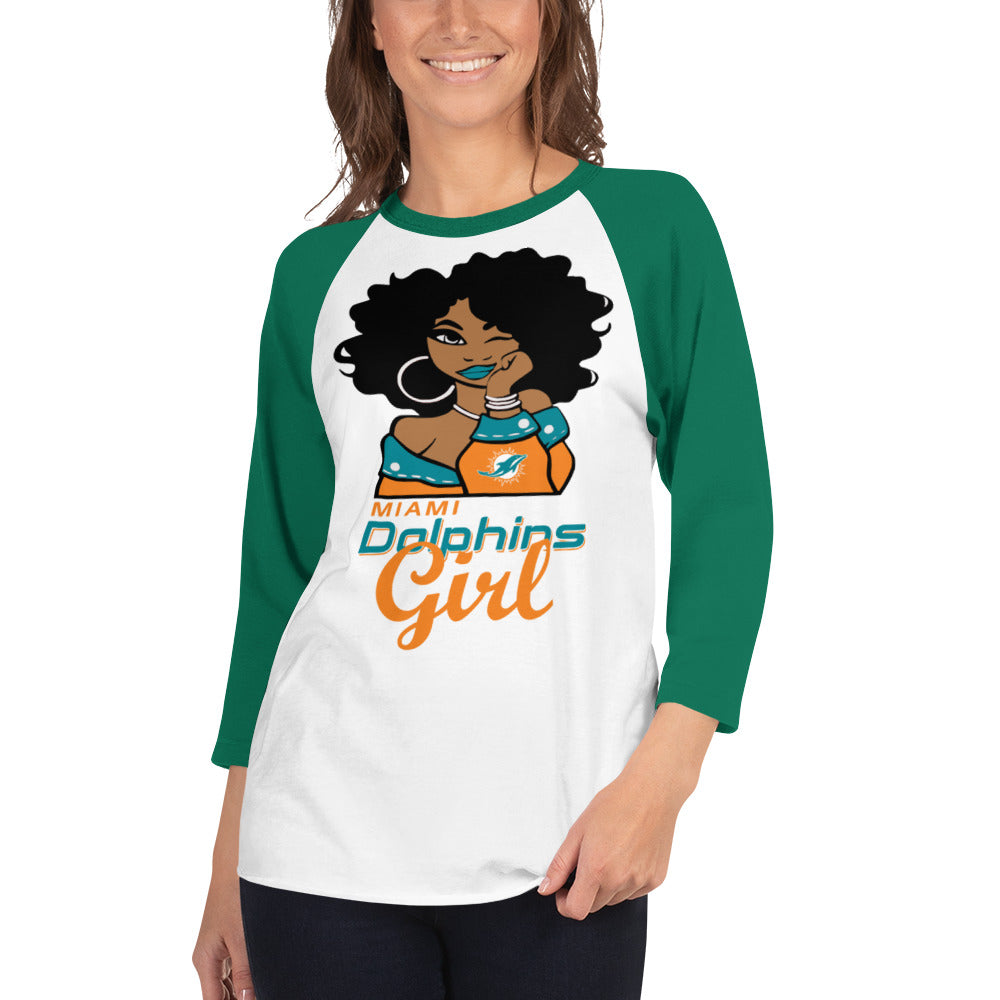 Sports Lover 3/4 sleeve raglan shirt