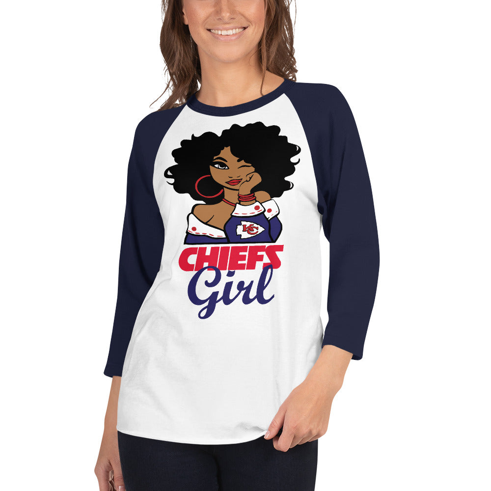 Sports Lovers 3/4 sleeve raglan shirt