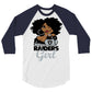 Sports Fan 3/4 sleeve raglan shirt
