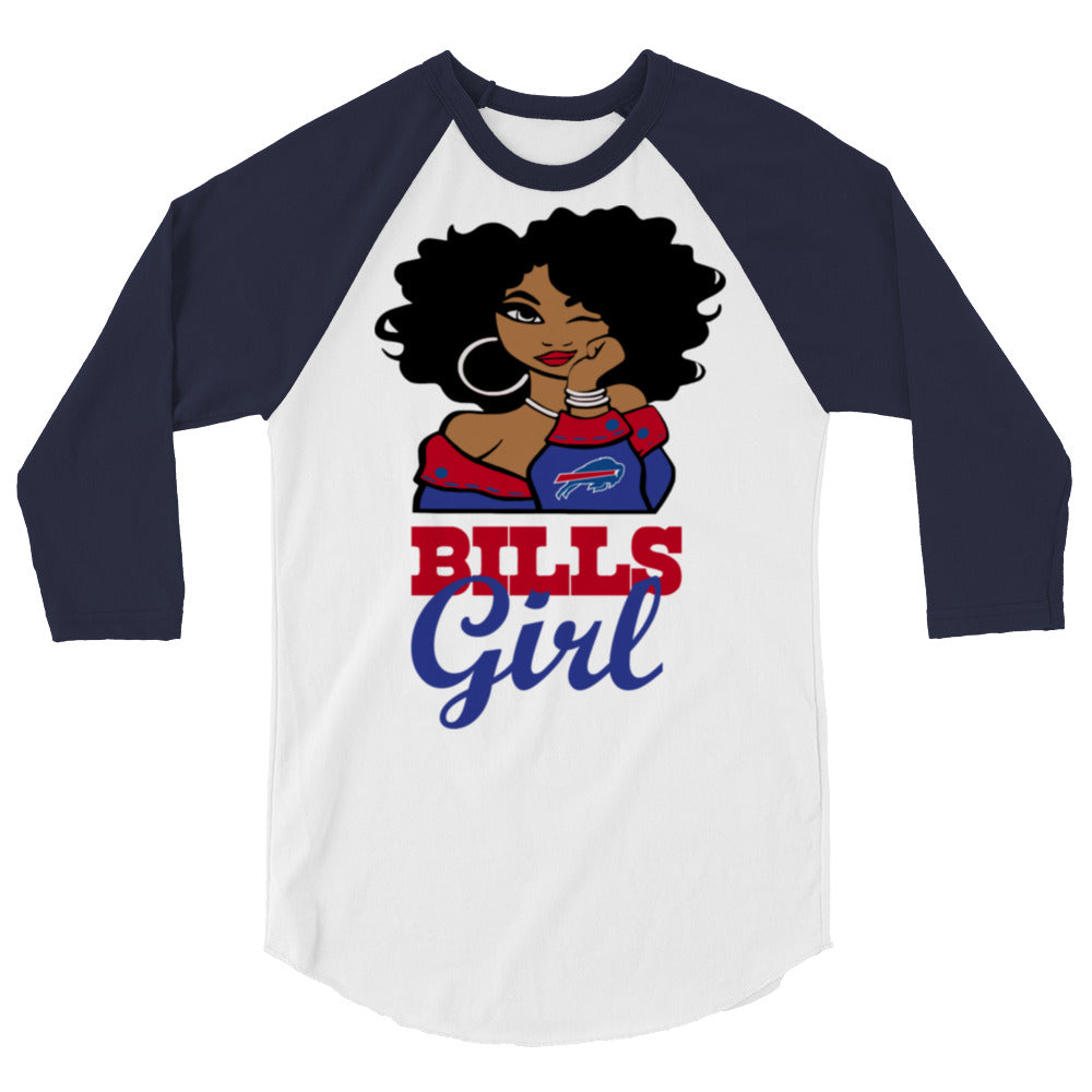 Sports Fan 3/4 sleeve raglan shirt