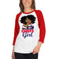 Sports Lovers 3/4 sleeve raglan shirt