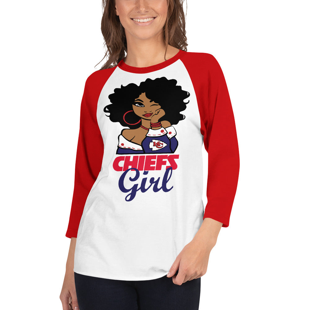 Sports Lovers 3/4 sleeve raglan shirt