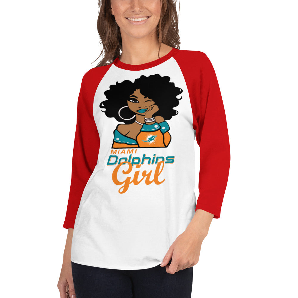 Sports Lover 3/4 sleeve raglan shirt