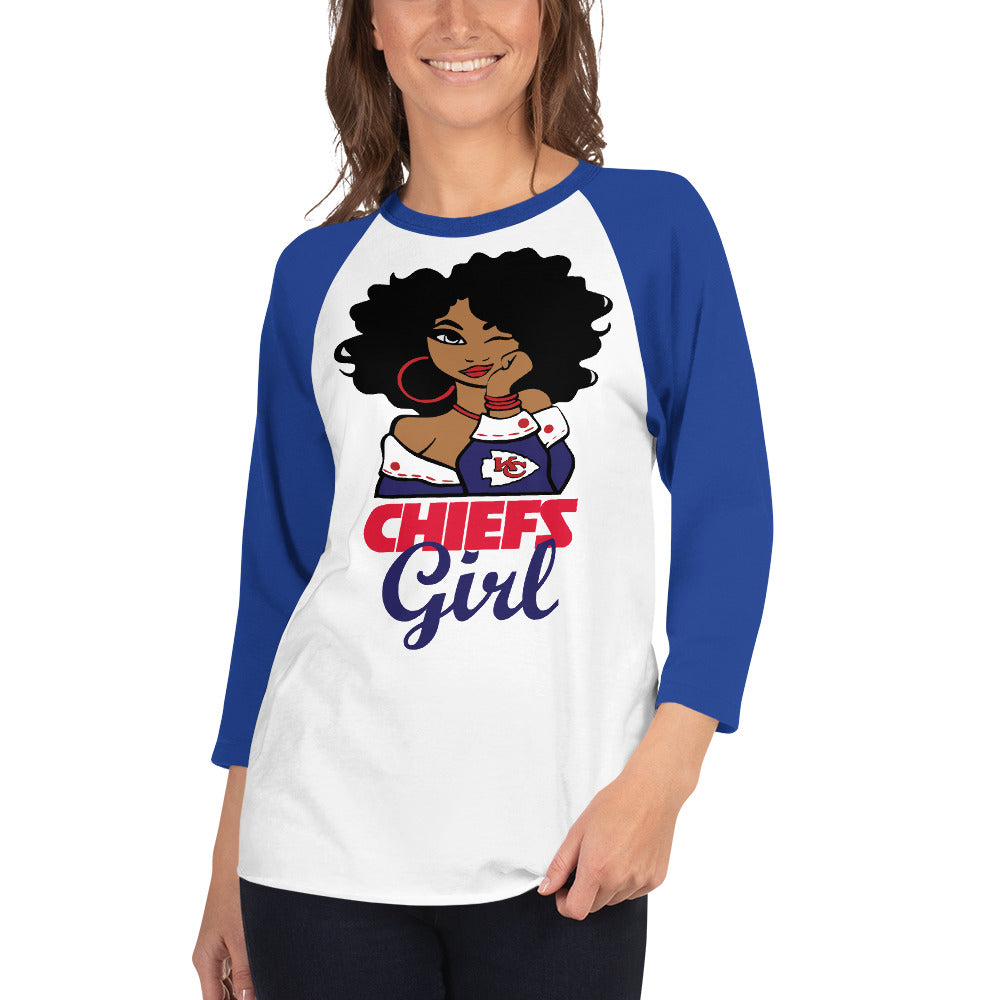 Sports Lovers 3/4 sleeve raglan shirt