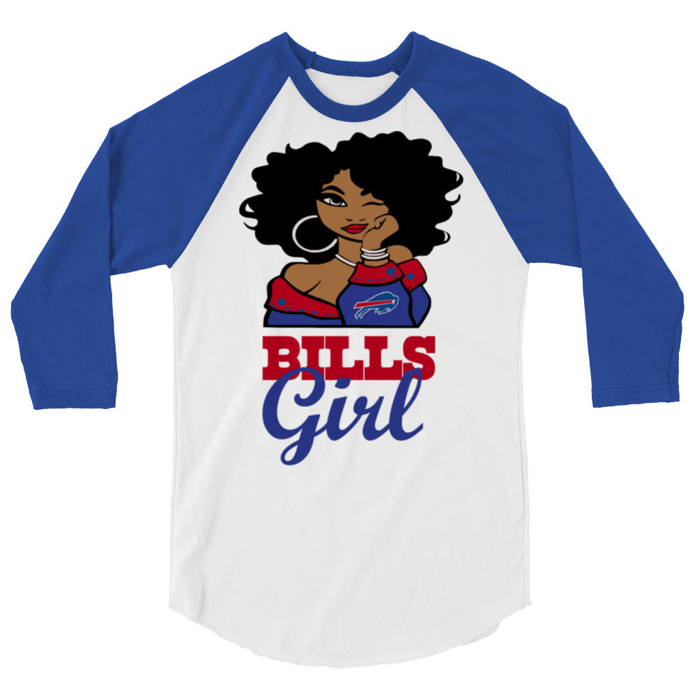 Sports Fan 3/4 sleeve raglan shirt