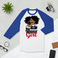 Football Sport Lover 3/4 sleeve raglan shirt